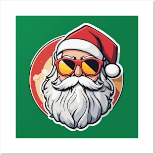 Santa Claus Drawing Posters and Art